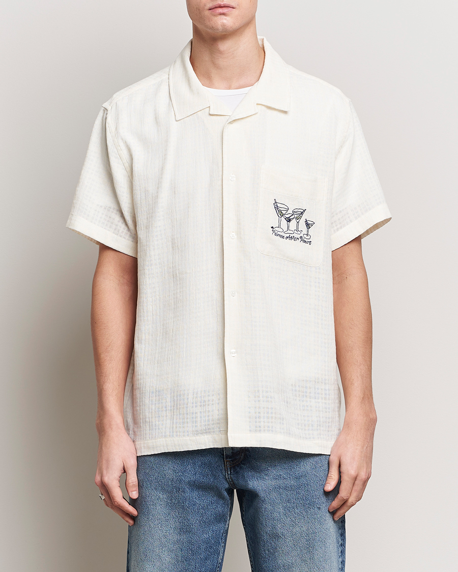 Heren |  | Palmes | Martini Short Sleeve Shirt Off White