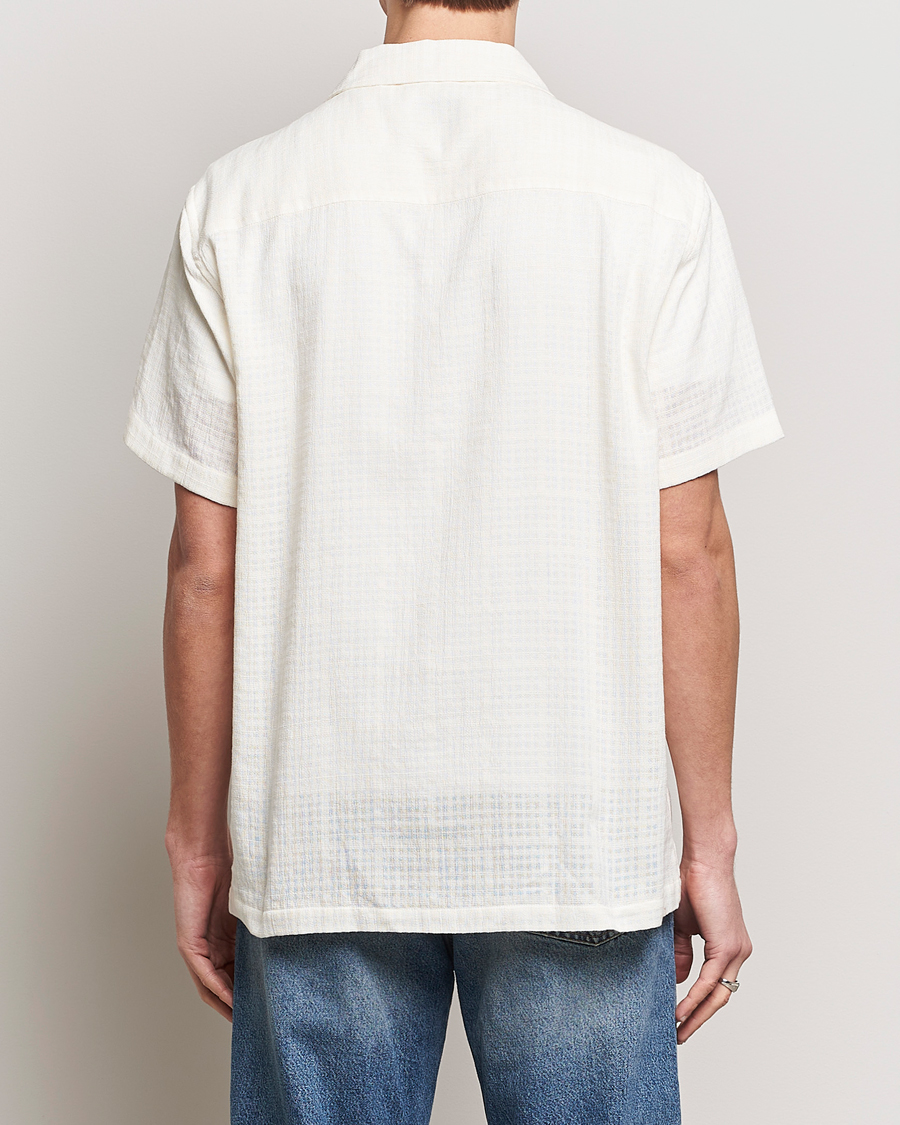 Heren | Overhemden | Palmes | Martini Short Sleeve Shirt Off White