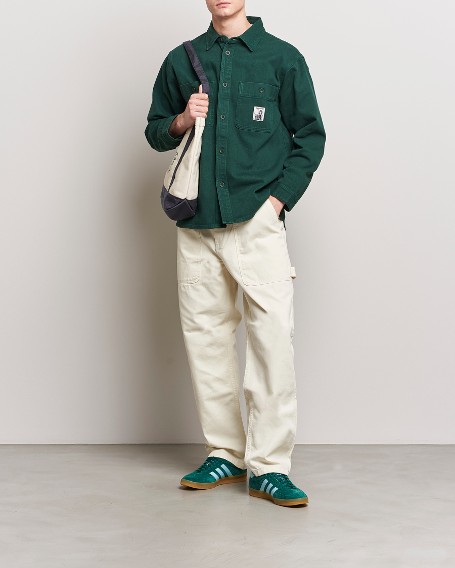 Heren | Overhemden | Palmes | Roland Overshirt Bottle Green