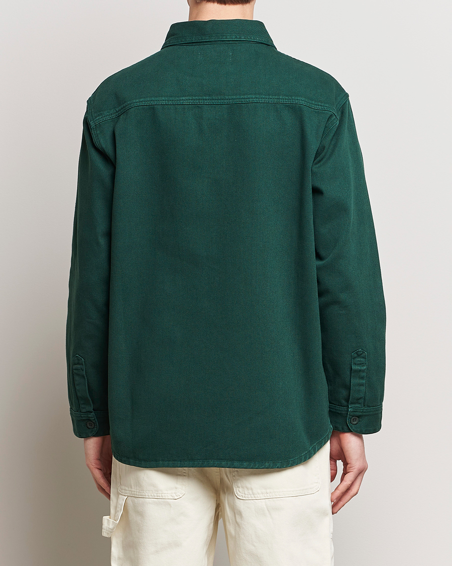 Heren | Overhemden | Palmes | Roland Overshirt Bottle Green