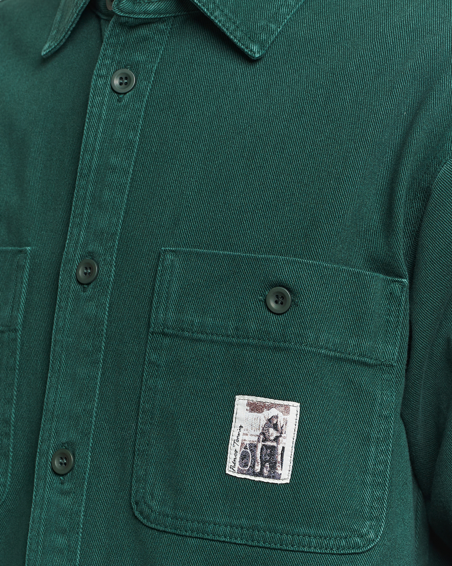 Heren | Overhemden | Palmes | Roland Overshirt Bottle Green