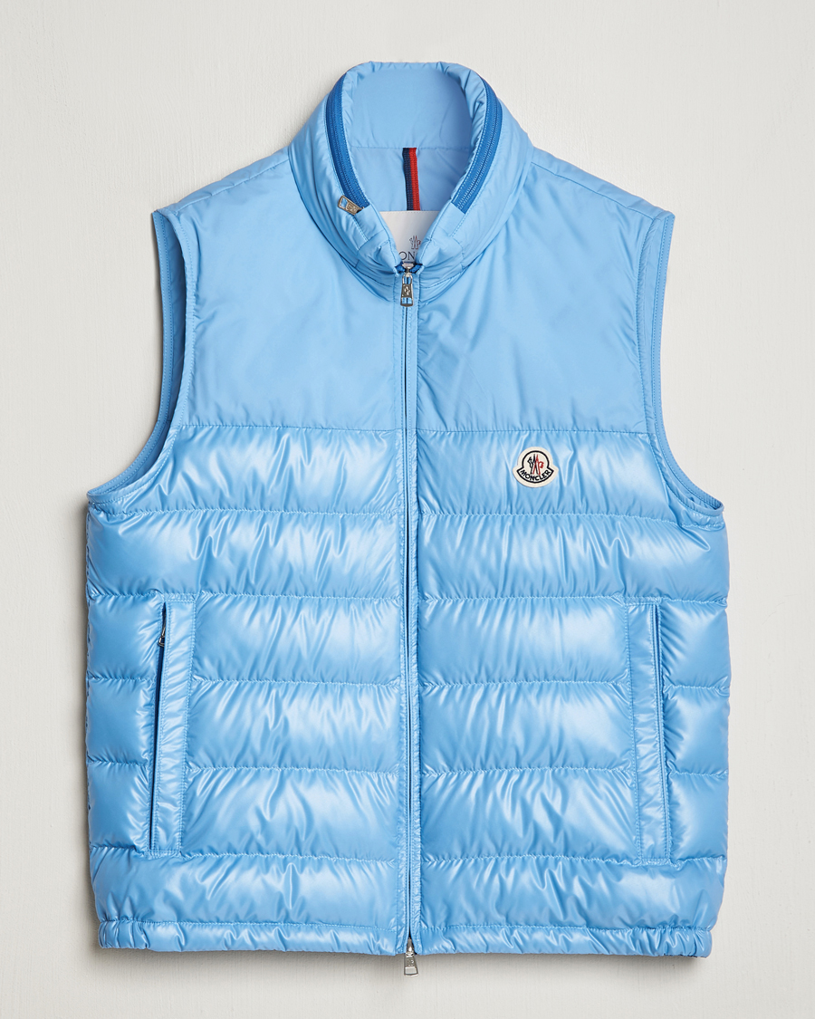 Heren | Jassen | Moncler | Cerces Down Vest Light Blue