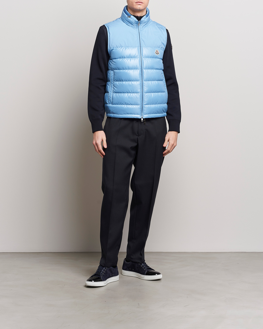 Heren | Jassen | Moncler | Cerces Down Vest Light Blue