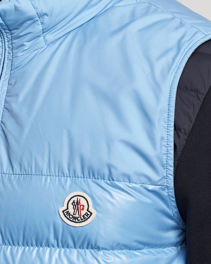 Heren | Jassen | Moncler | Cerces Down Vest Light Blue