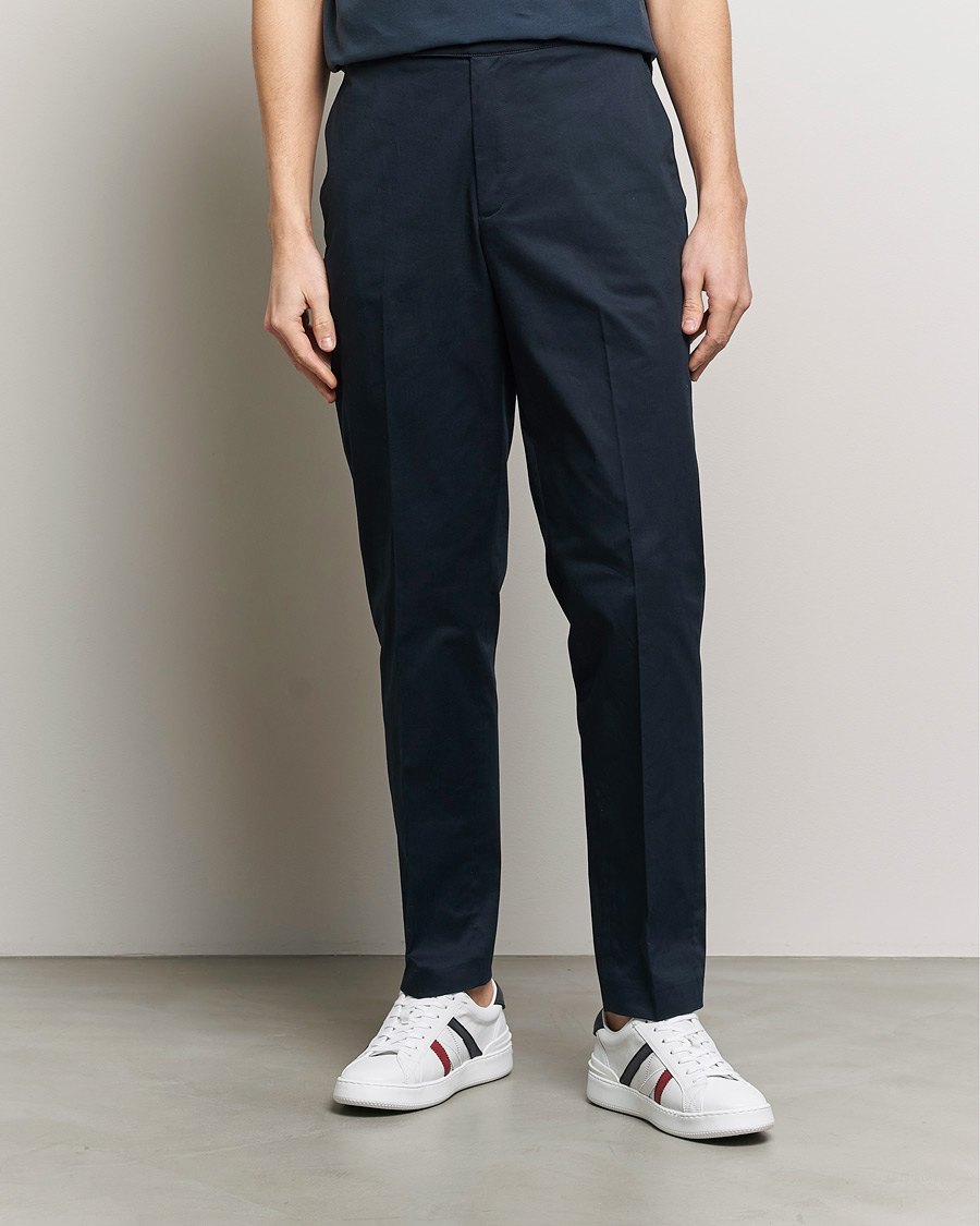 Heren | Broeken | Moncler | Contrast Banded Trousers Navy