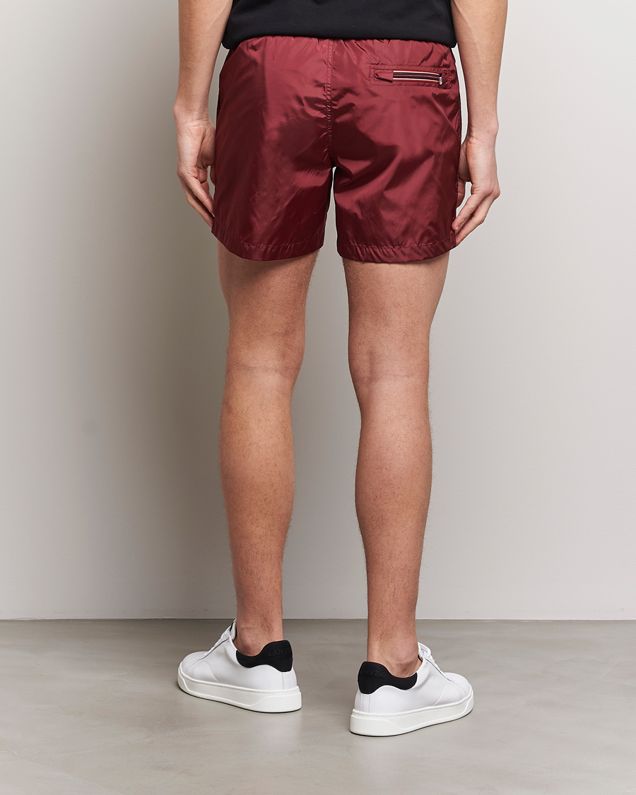 Heren | Zwembroek | Moncler | Nylon Swim Shorts Burgundy