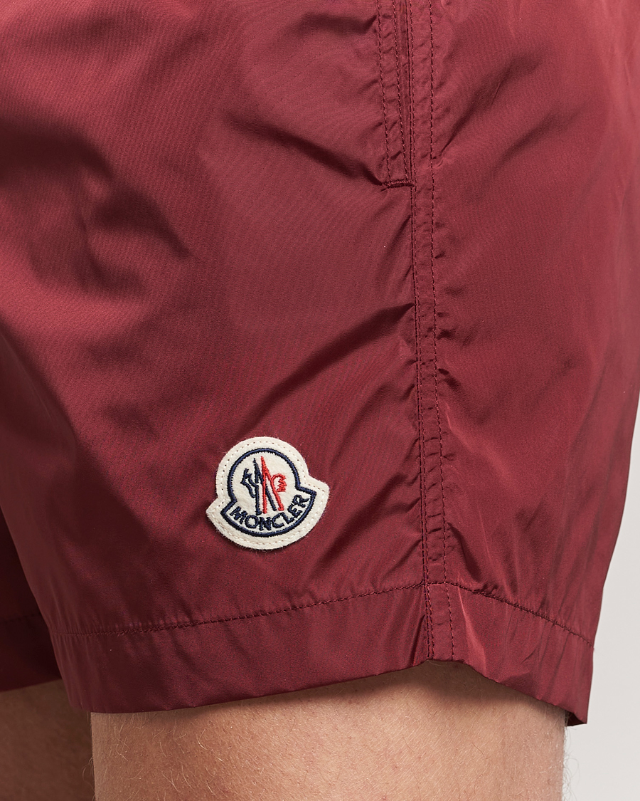Heren | Zwembroek | Moncler | Nylon Swim Shorts Burgundy