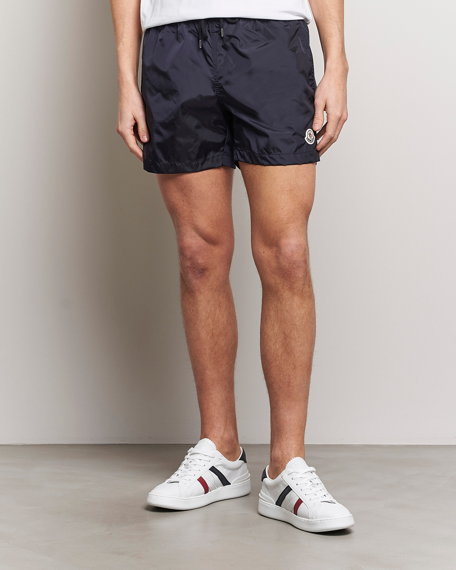 Heren |  | Moncler | Nylon Swim Shorts Navy