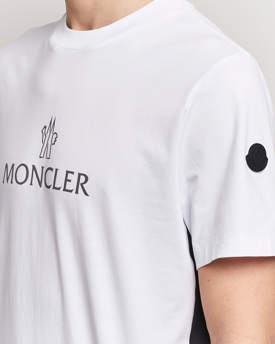 Heren | T-shirts | Moncler | Reflective Logo T-Shirt White