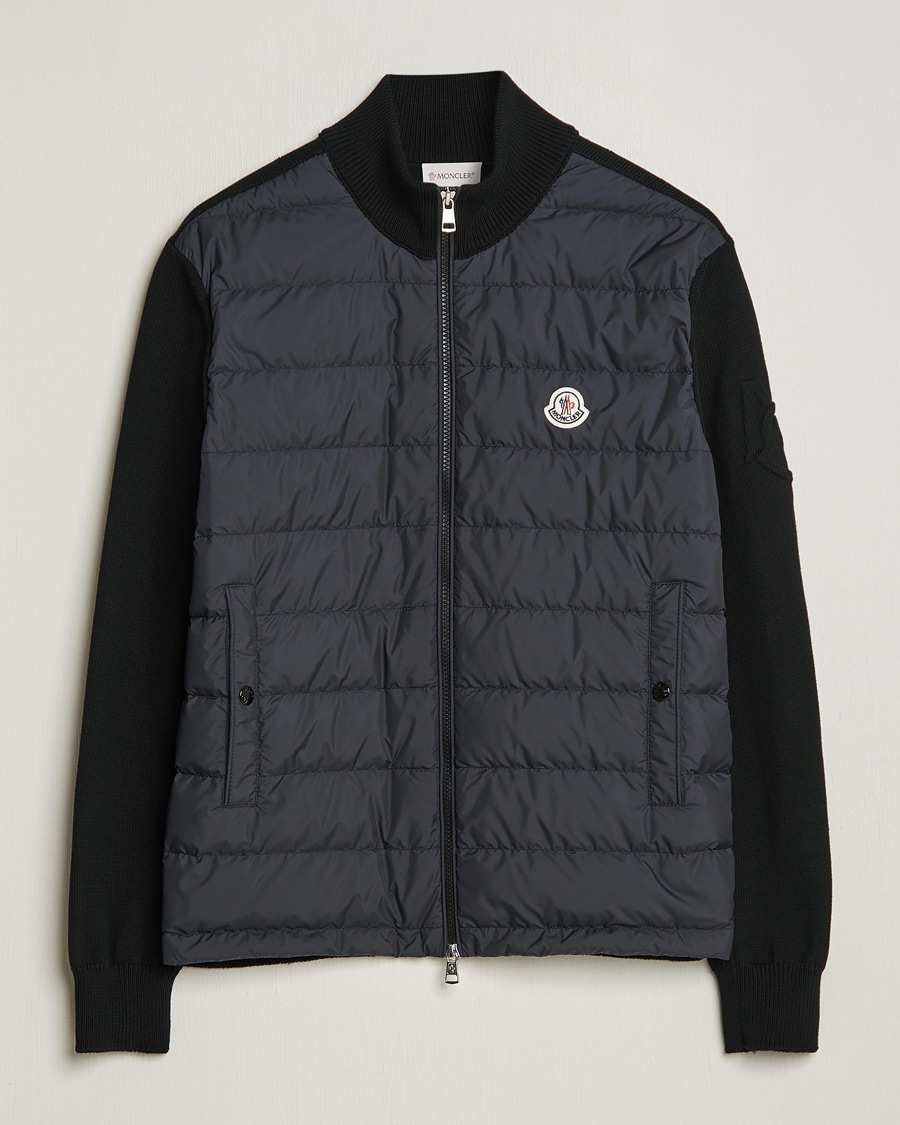 Heren | Truien | Moncler | MonclerHybrid Zip CardiganBlackS