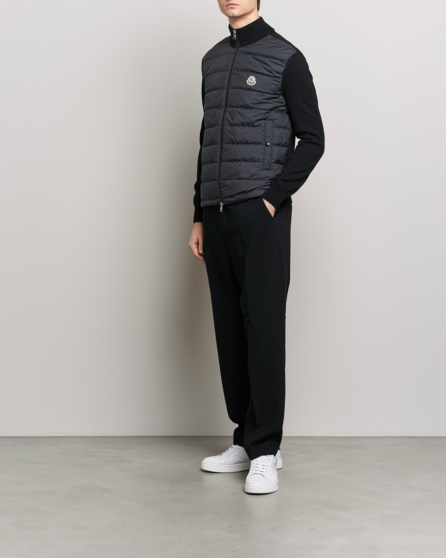 Heren | Truien | Moncler | MonclerHybrid Zip CardiganBlackS