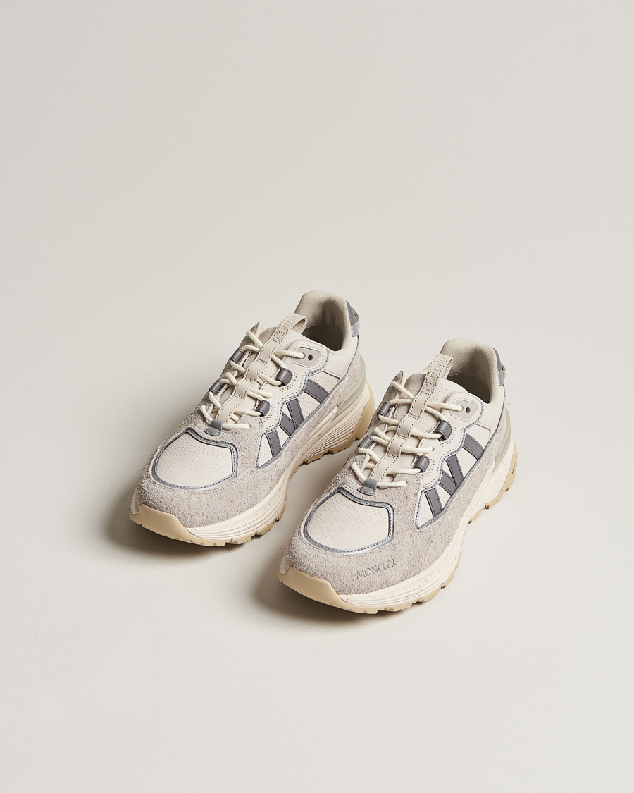 Heren | Moncler Lite Runner Sneakers Light Grey | Moncler | Lite Runner Sneakers Light Grey