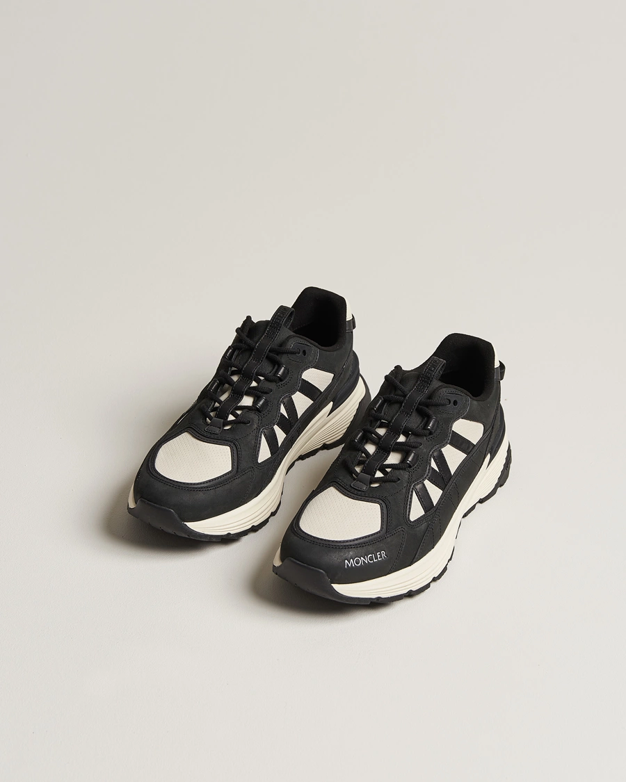Heren | Hardloopsneakers | Moncler | Lite Runner Sneakers Black/White