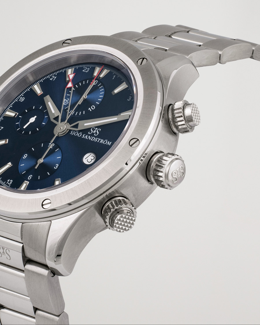 Heren | Sjöö Sandström Pre-Owned UTC Extreme 1 Blue Steel Silver | Sjöö Sandström Pre-Owned | UTC Extreme 1 Blue Steel Silver