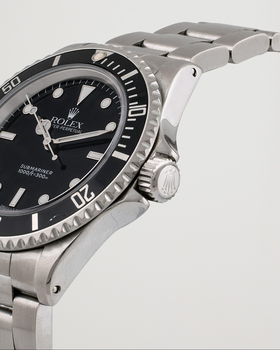 Heren | Rolex Pre-Owned Submariner 14060 Oyster Perpetual Silver | Rolex Pre-Owned | Submariner 14060 Oyster Perpetual Silver