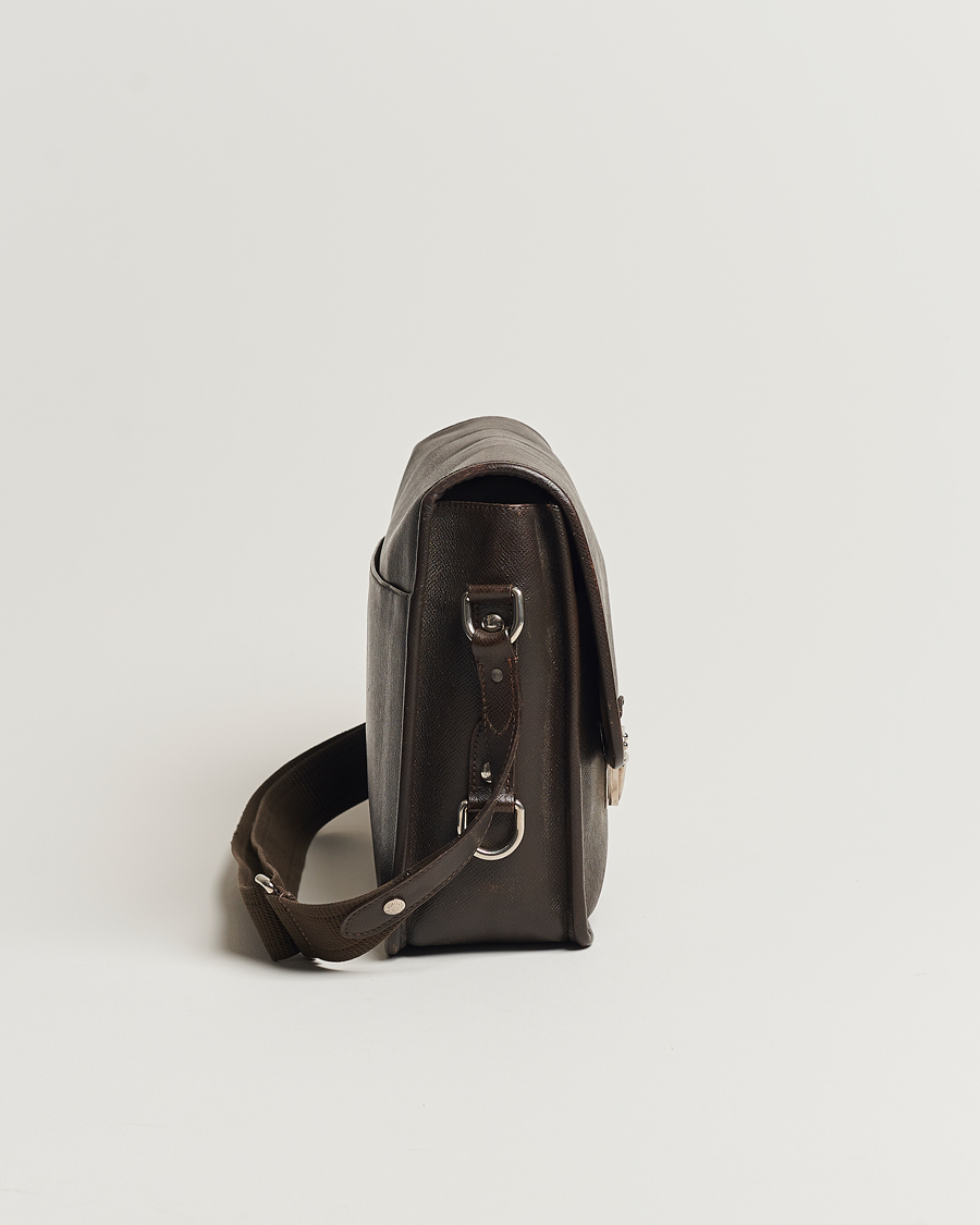 Heren | Louis Vuitton Pre-Owned Alexei Leather Messenger Bag Leather Brown | Louis Vuitton Pre-Owned | Alexei Leather Messenger Bag Leather Brown