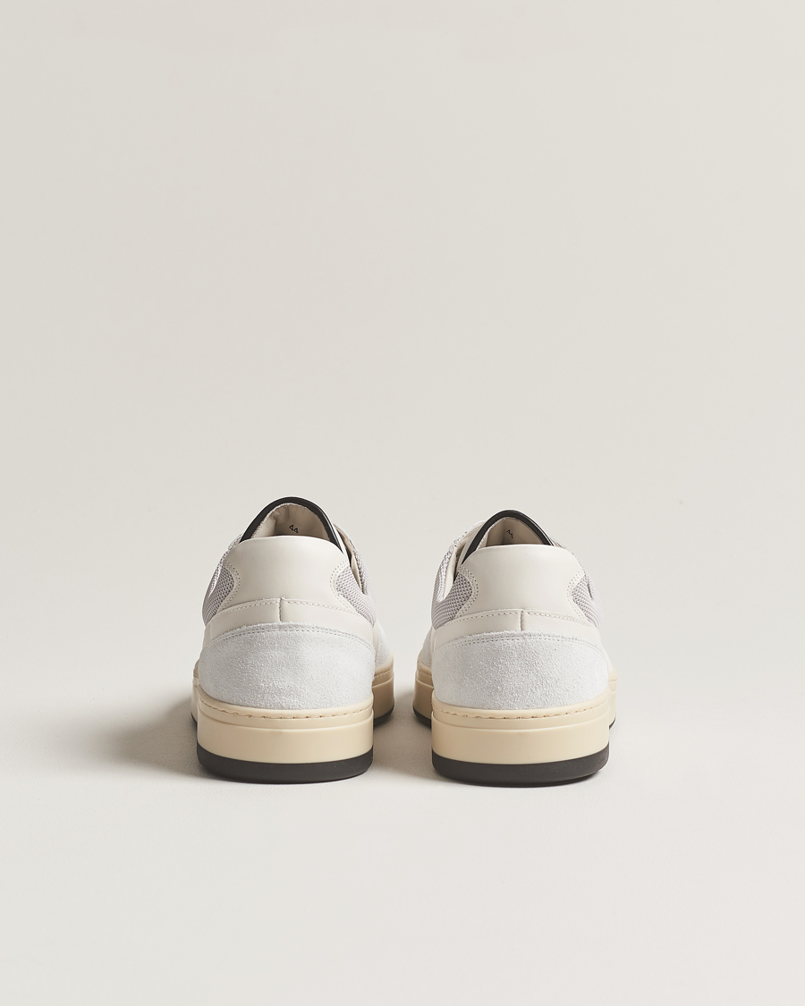 Heren | Sweyd Net Suede/Leather Sneaker White/Grey | Sweyd | Net Suede/Leather Sneaker White/Grey