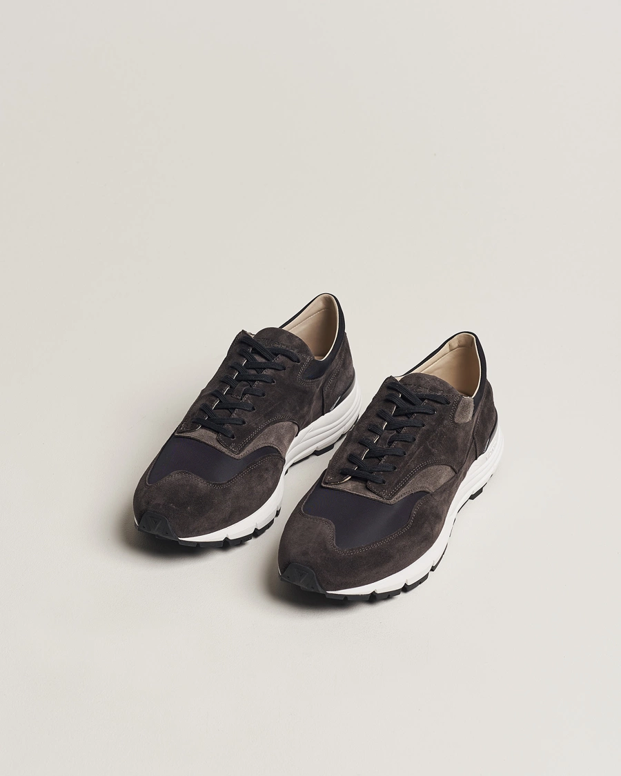 Heren | Hardloopsneakers | Sweyd | Way Suede Running Sneaker Faded Black