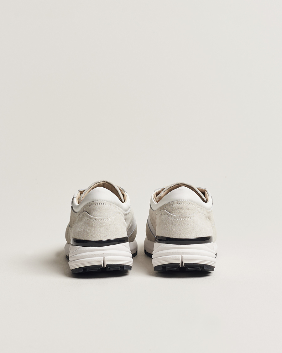 Heren | Sneakers | Sweyd | Way Suede Running Sneaker White/Grey