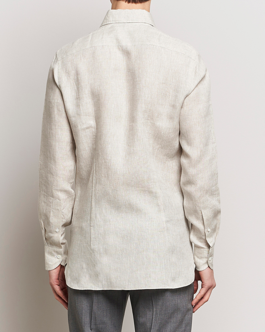Heren | Overhemden | 100Hands | Linen Shirt Oatmeal
