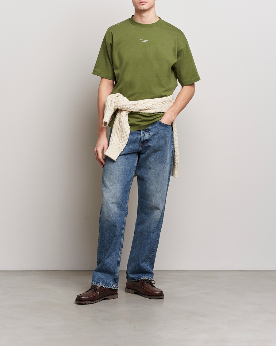 Heren | T-shirts | Drôle de Monsieur | Classic NFPM T-Shirt Khaki