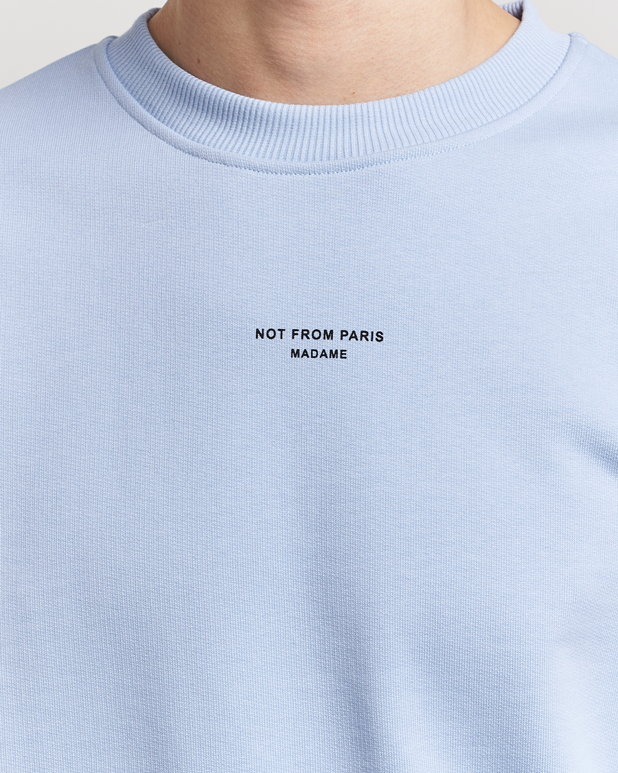 Heren | Truien | Drôle de Monsieur | Classic NFPM Sweatshirt Light Blue