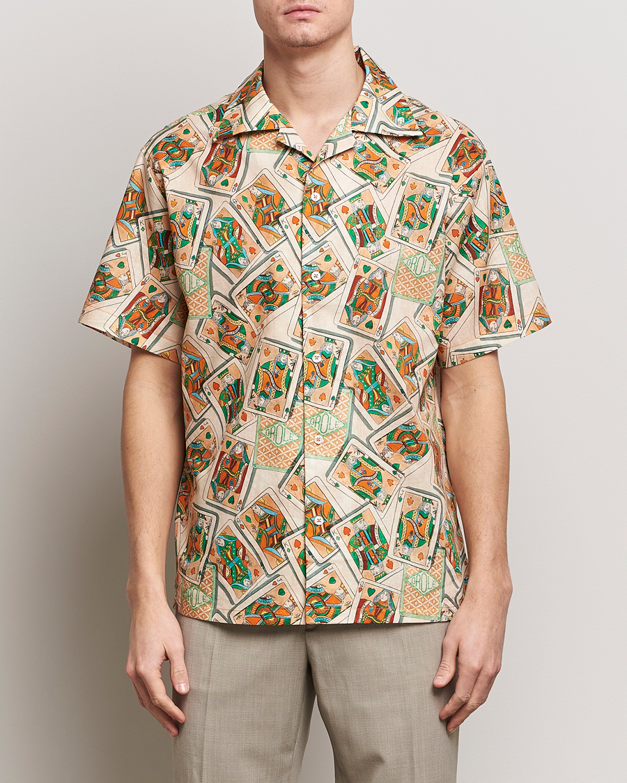 Heren |  | Drôle de Monsieur | Jeu De Cartes Camp Shirt Peach