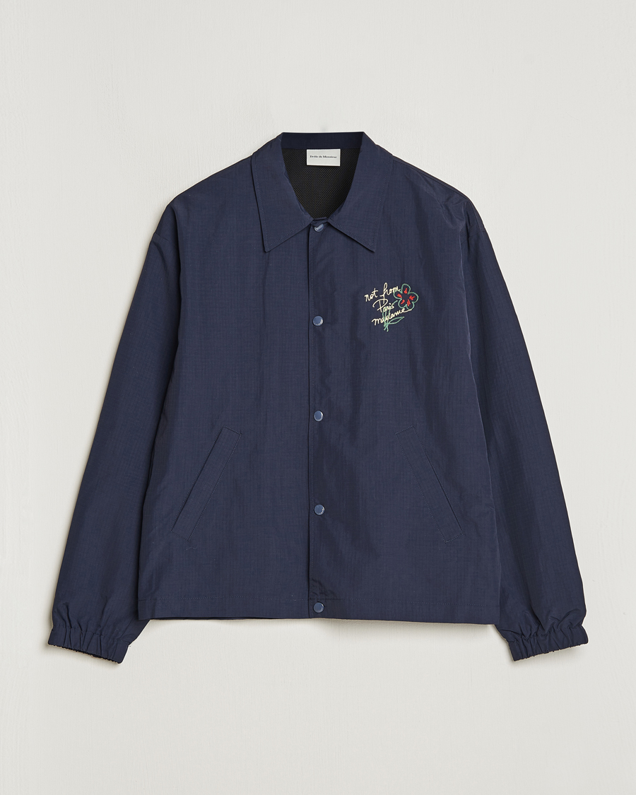 Heren | Jassen | Drôle de Monsieur | La Veste Slogan Jacket Navy