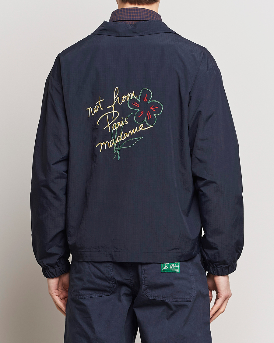 Heren | Jassen | Drôle de Monsieur | La Veste Slogan Jacket Navy
