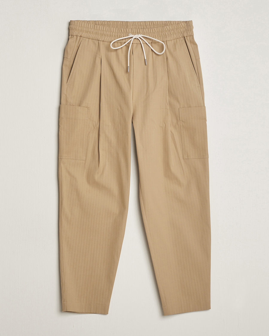 Heren | Broeken | Drôle de Monsieur | Drawstring Pants Beige
