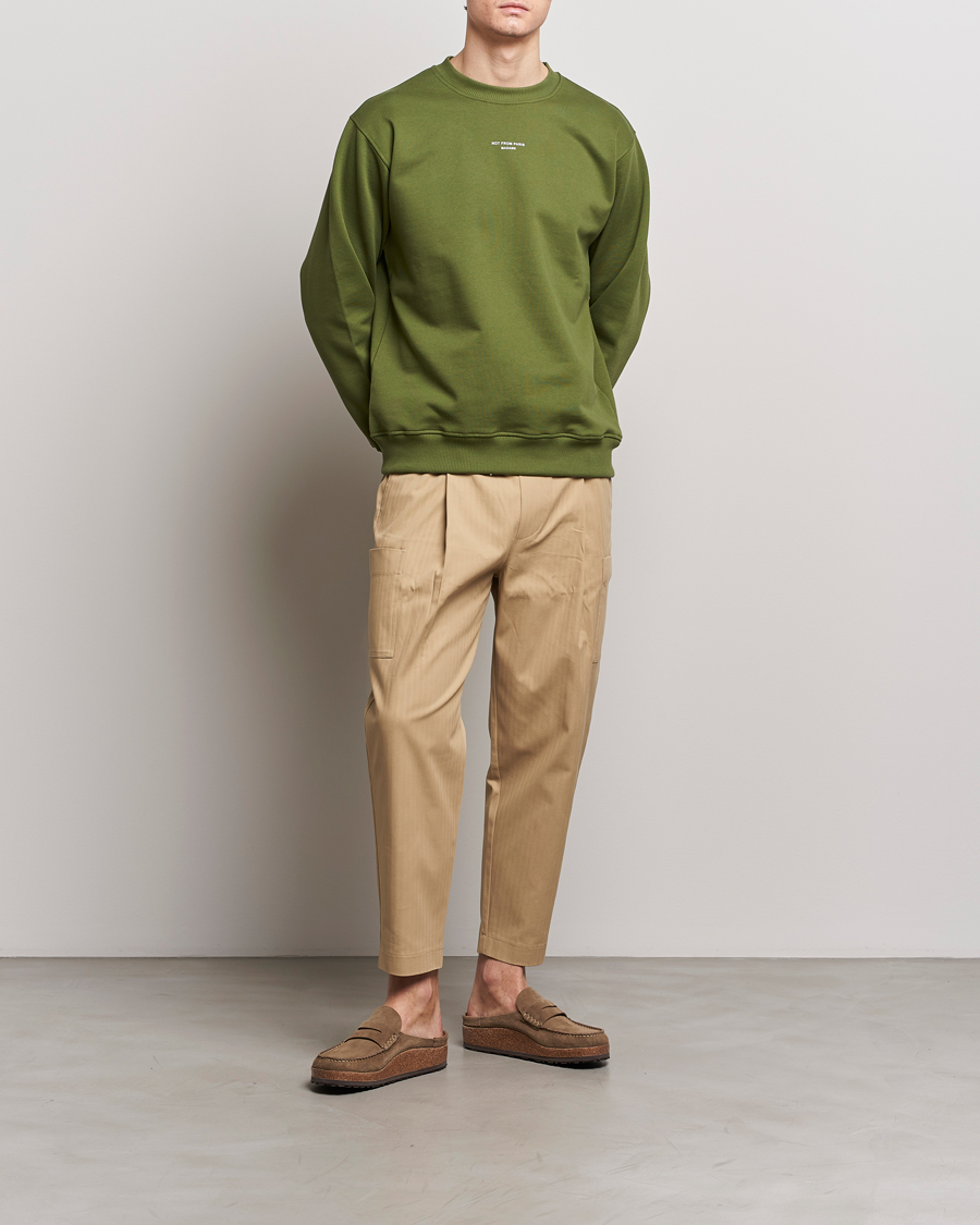 Heren | Broeken | Drôle de Monsieur | Drawstring Pants Beige