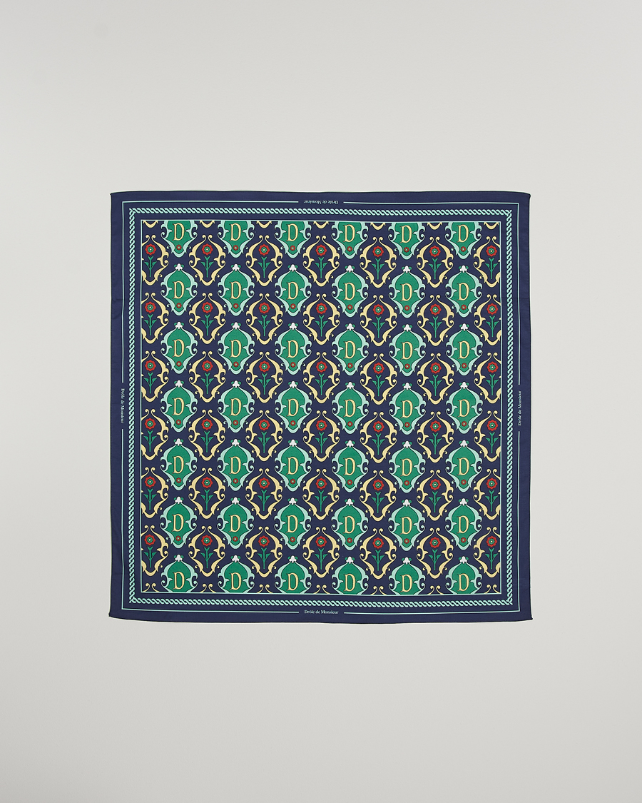 Heren | Drôle de Monsieur Printed Bandana Navy | Drôle de Monsieur | Printed Bandana Navy