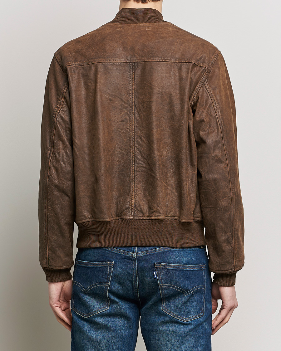 Heren | Jassen | RRL | Wright Leather Jacket Brown