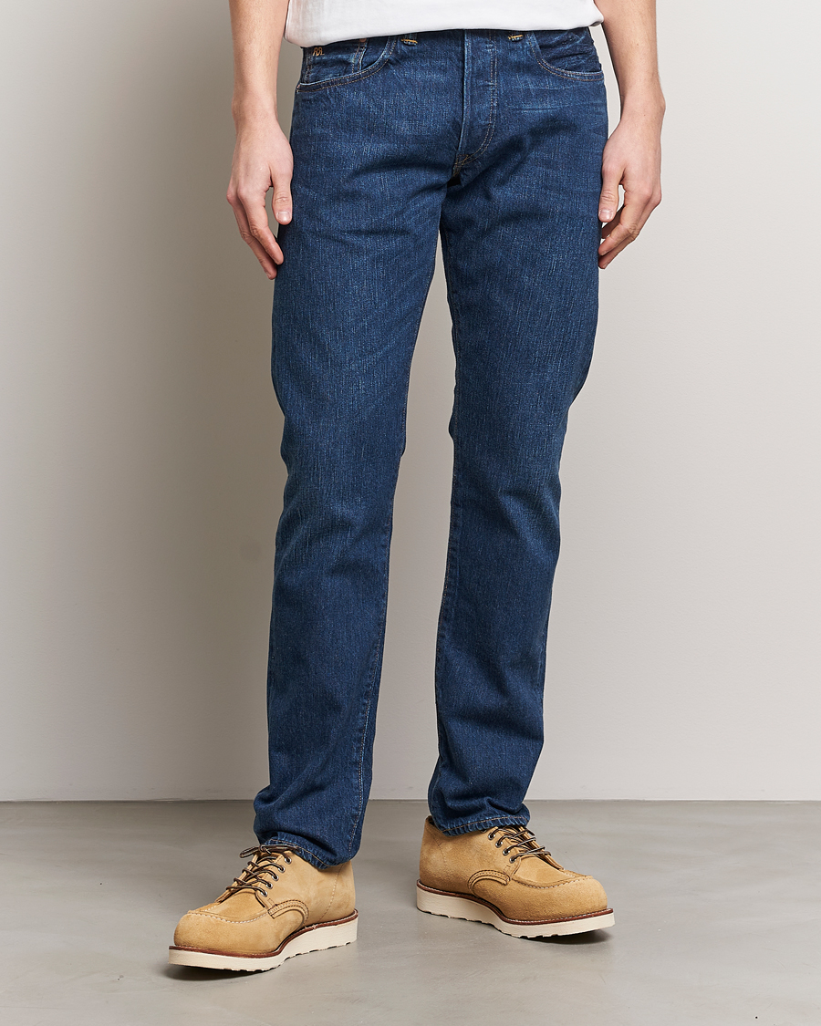 Heren | Blauwe jeans | RRL | Slim Fit 5-Pocket Denim Eastridge Wash