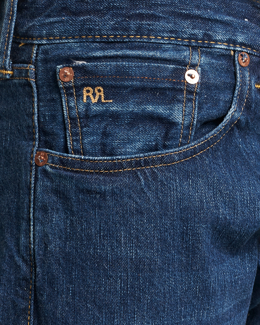 Heren | Jeans | RRL | Slim Fit 5-Pocket Denim Eastridge Wash