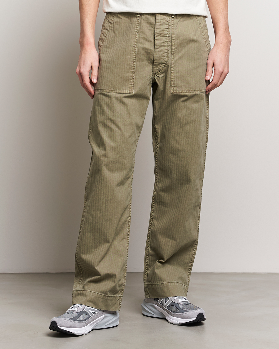 Heren | Chino's | RRL | Army Utility Pants Brewster Green