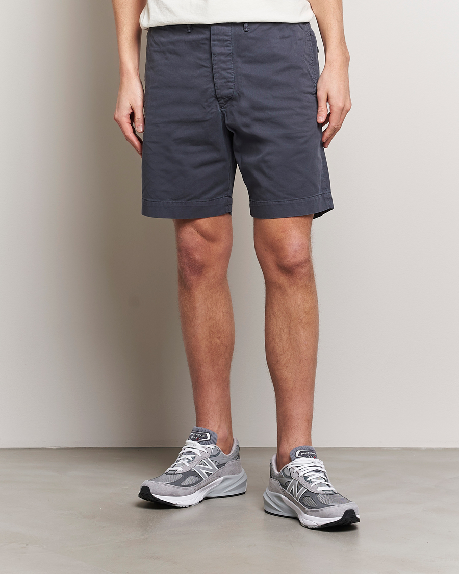 Heren |  | RRL | Officers Flat Shorts Navy