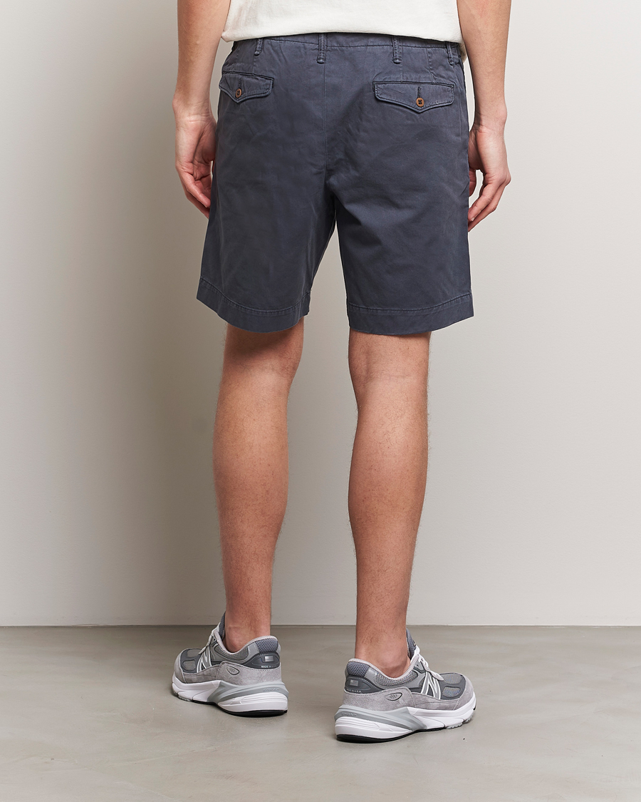 Heren | Korte broek | RRL | Officers Flat Shorts Navy