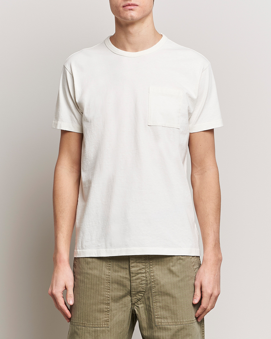 Heren | T-shirts met korte mouwen | RRL | 2-Pack Pocket Tee Warm White