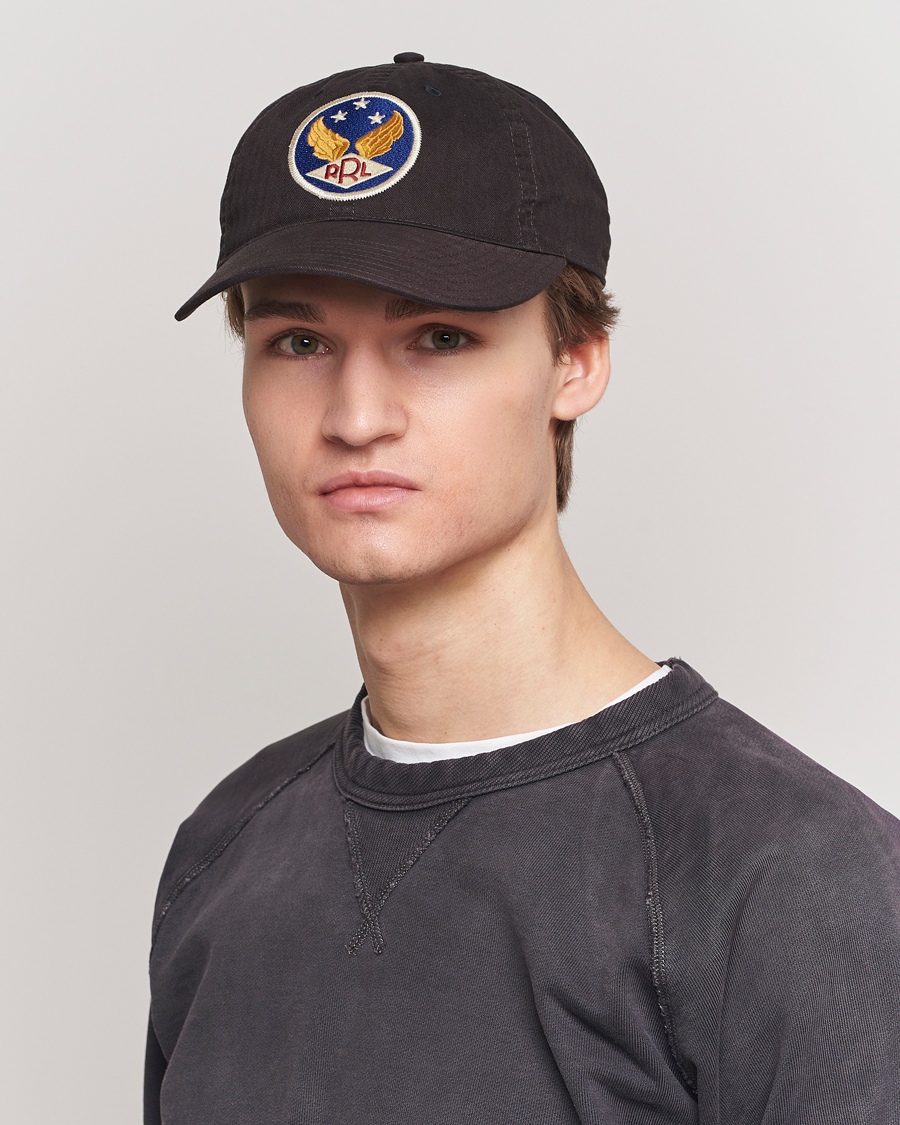 Heren | Accessoires | RRL | Garment Dyed Ball Cap Black