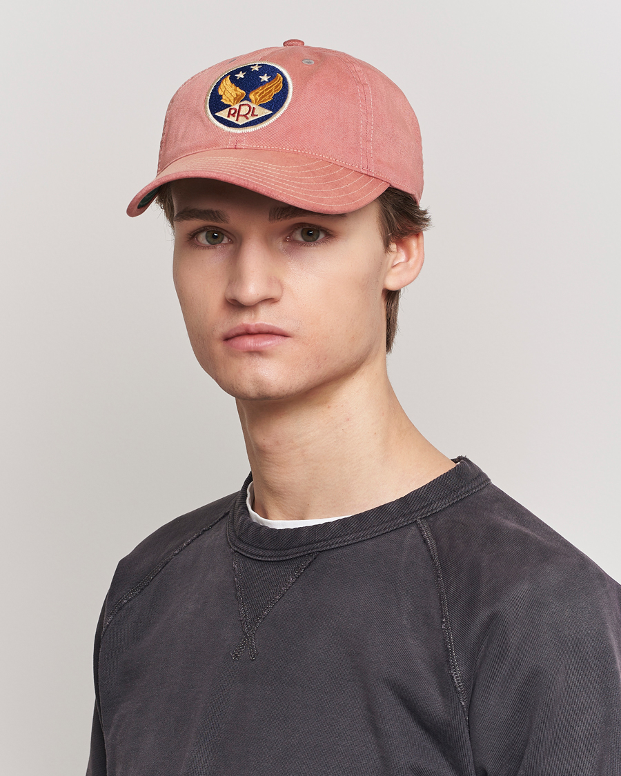 Heren | Accessoires | RRL | Garment Dyed Ball Cap Faded Red