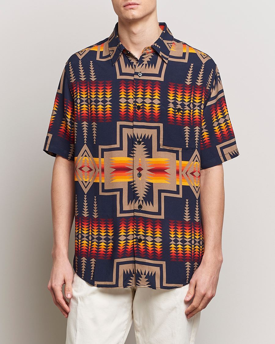 Heren | Overhemden | Pendleton | Vacation Shirt Harding Navy
