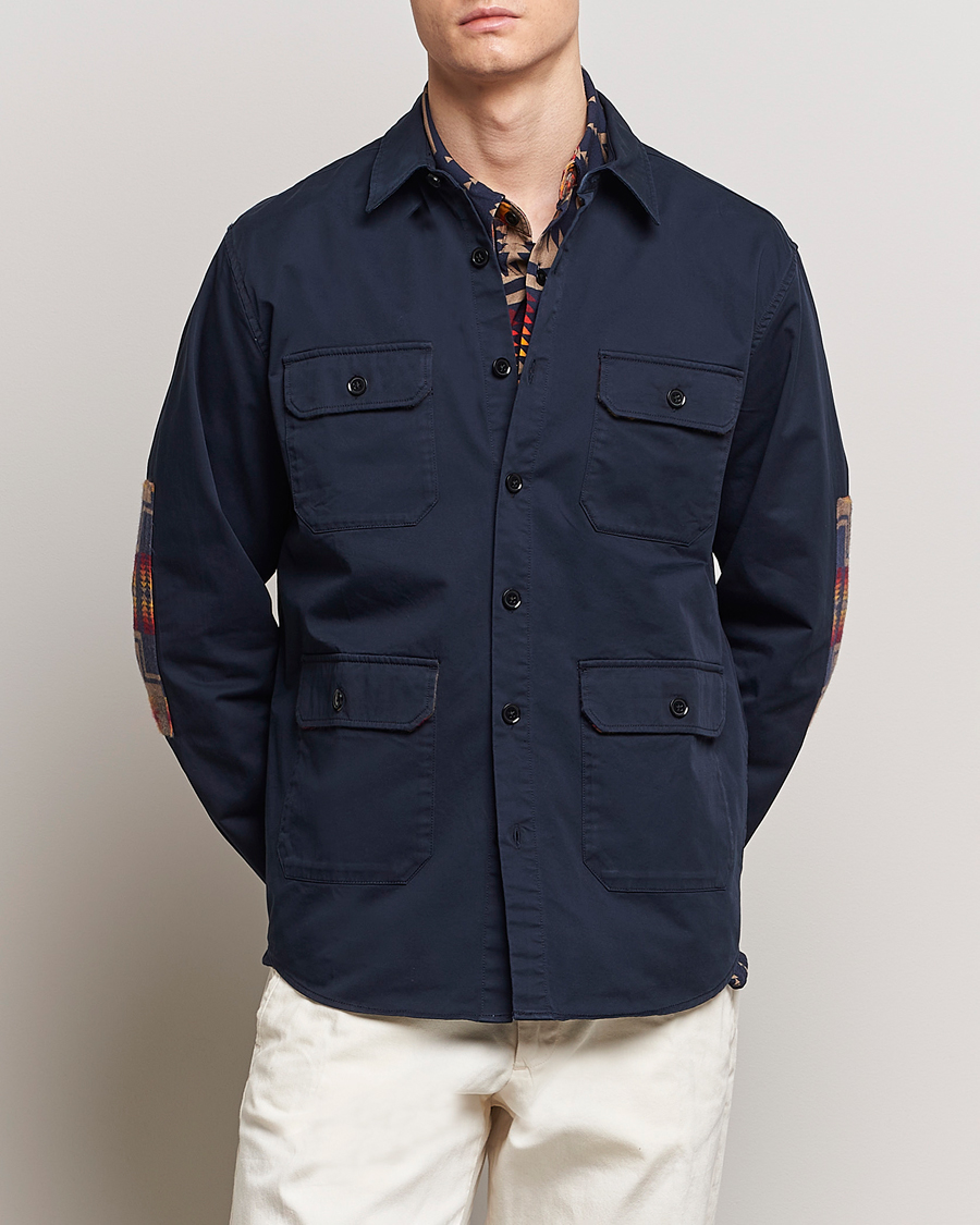 Heren | Lentejassen | Pendleton | Patchwork Explorer Shirt Navy