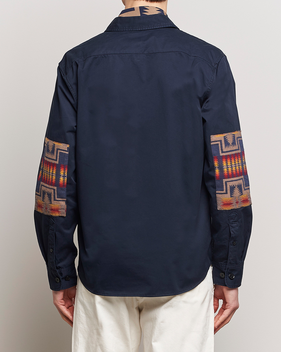 Heren | Overhemden | Pendleton | Patchwork Explorer Shirt Navy