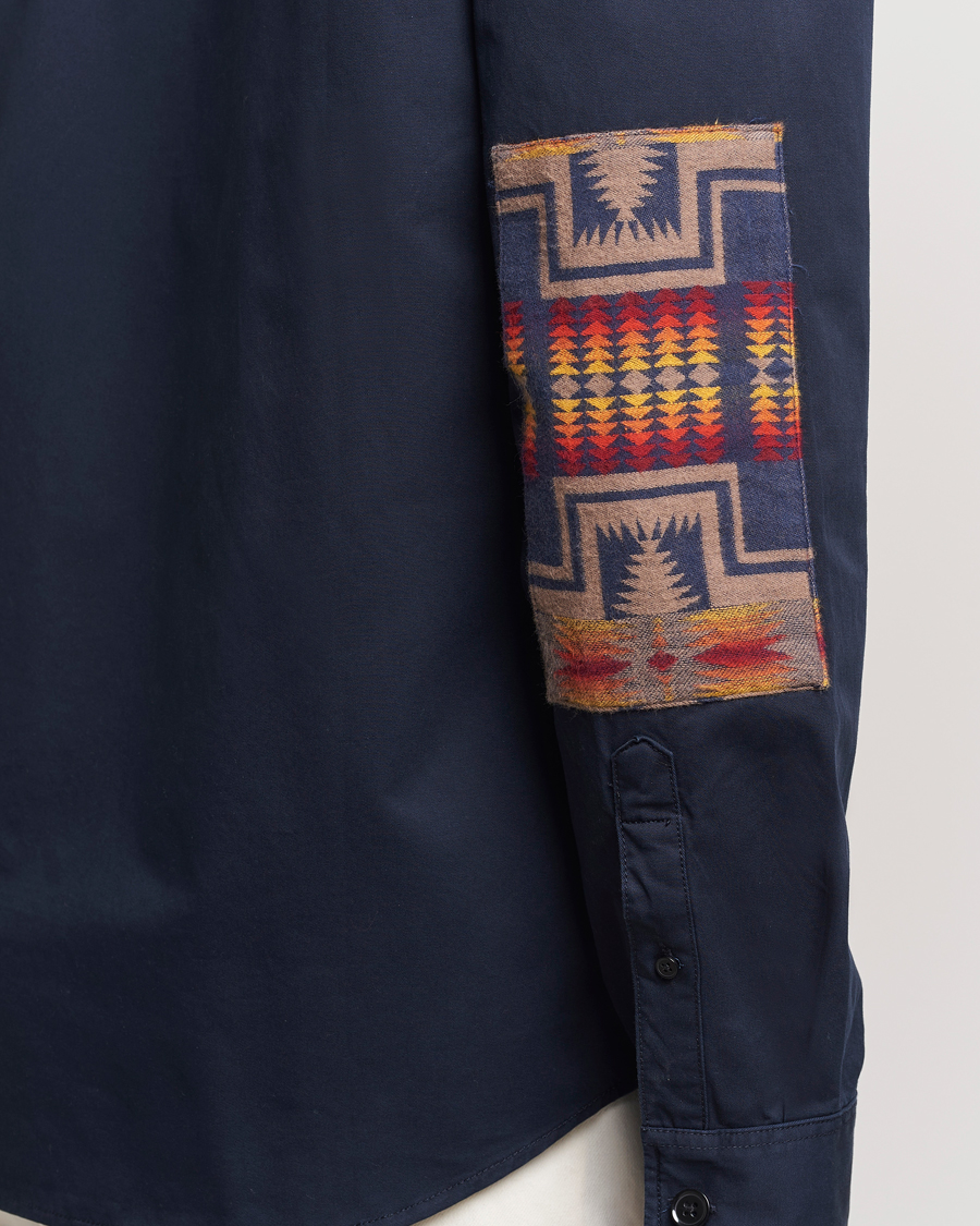 Heren | Overhemden | Pendleton | Patchwork Explorer Shirt Navy