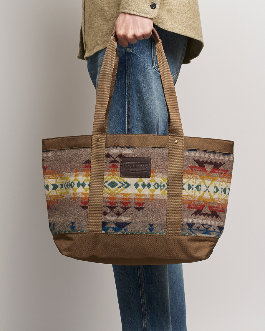Heren | Pendleton Zip Tote Bag Highland Peak Tan | Pendleton | Zip Tote Bag Highland Peak Tan