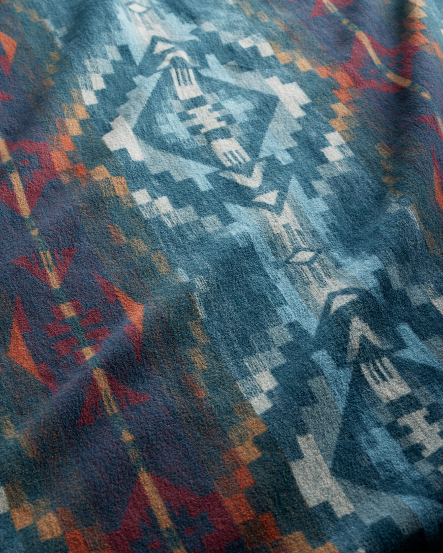 Heren | Pendleton Blanket Set 2-Pack Carico/Marine Stripe | Pendleton | Blanket Set 2-Pack Carico/Marine Stripe