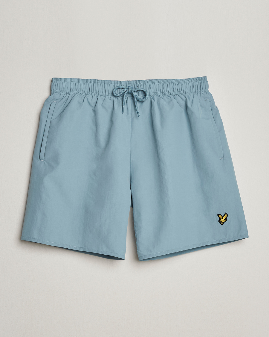 Heren | Zwembroek | Lyle & Scott | Plain Swimshorts Slate Blue