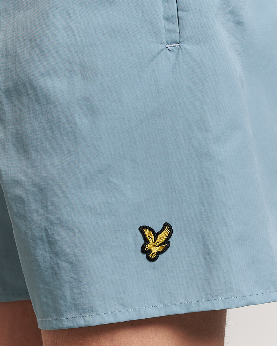 Heren | Zwembroek | Lyle & Scott | Plain Swimshorts Slate Blue