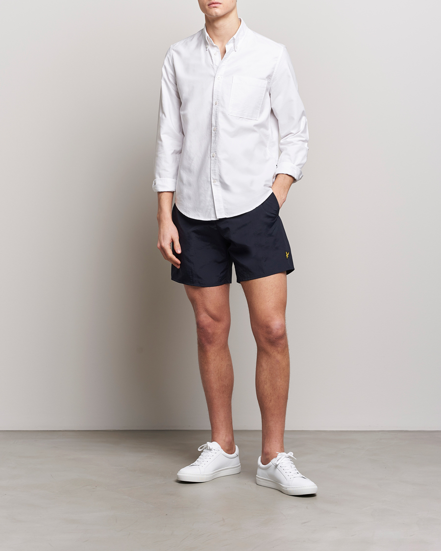 Heren | Zwembroek | Lyle & Scott | Plain Swimshorts Dark Navy